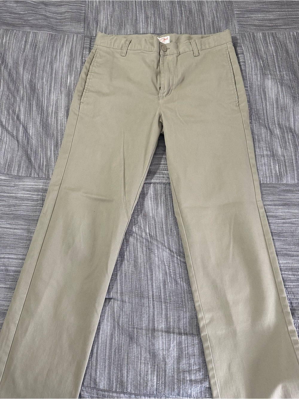 Cat & Jack Men's Straight-Leg Chinos in Light Olive
